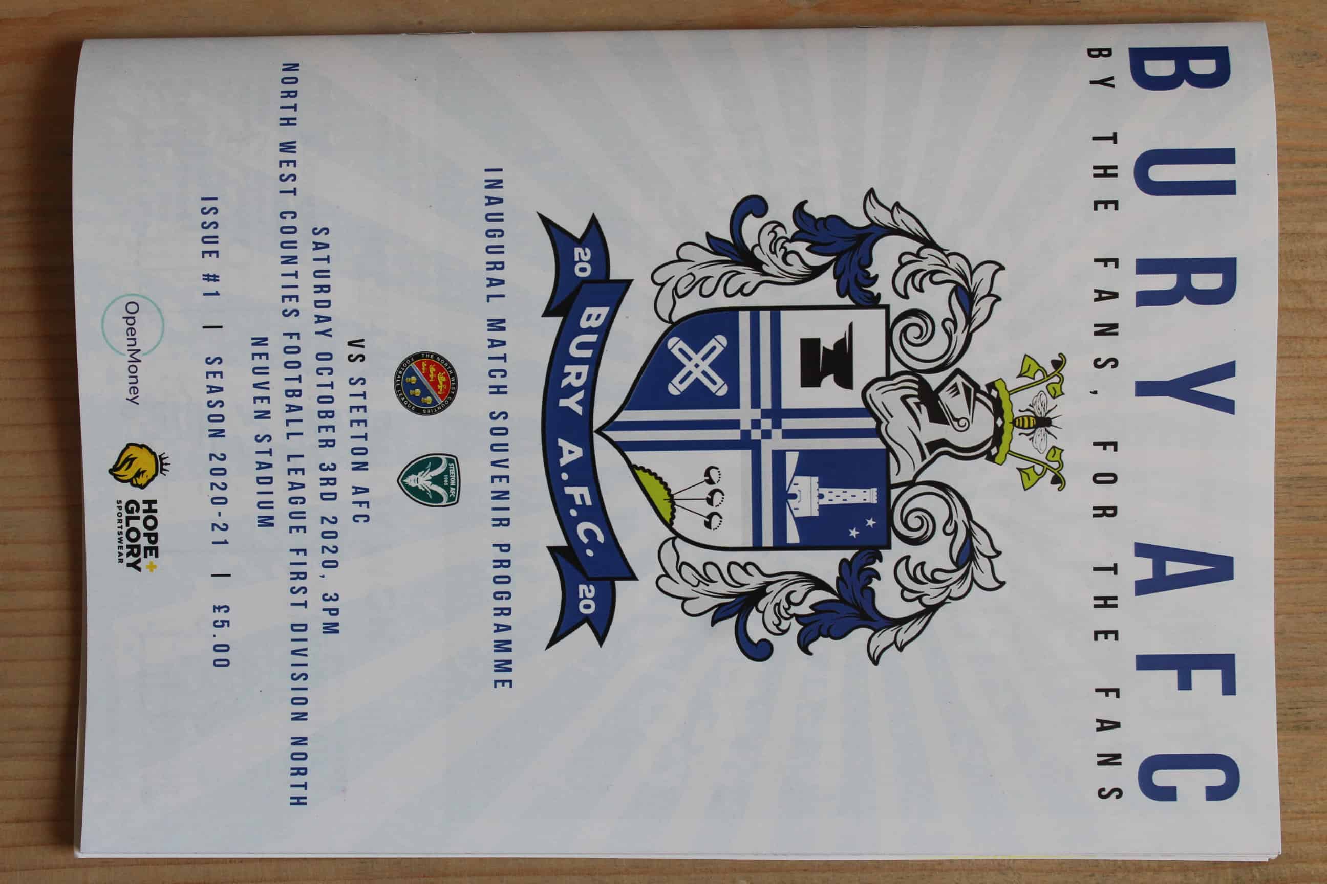 Bury AFC v Steeton AFC